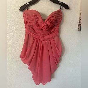 Peach beautiful short dress